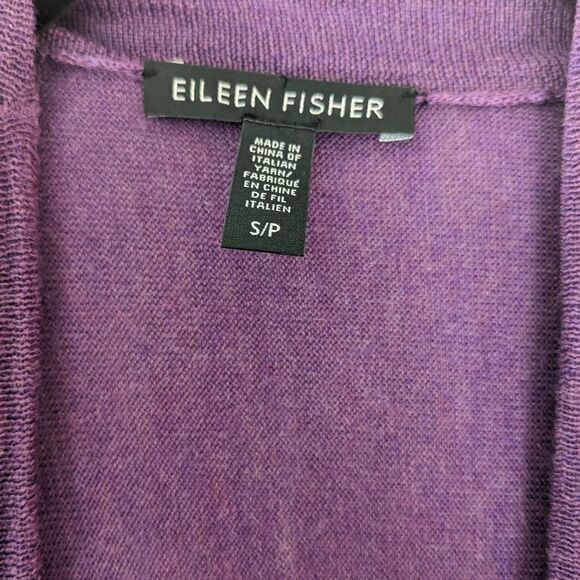 Eileen Fisher Merino wool cardigan - Picture 2 of 4